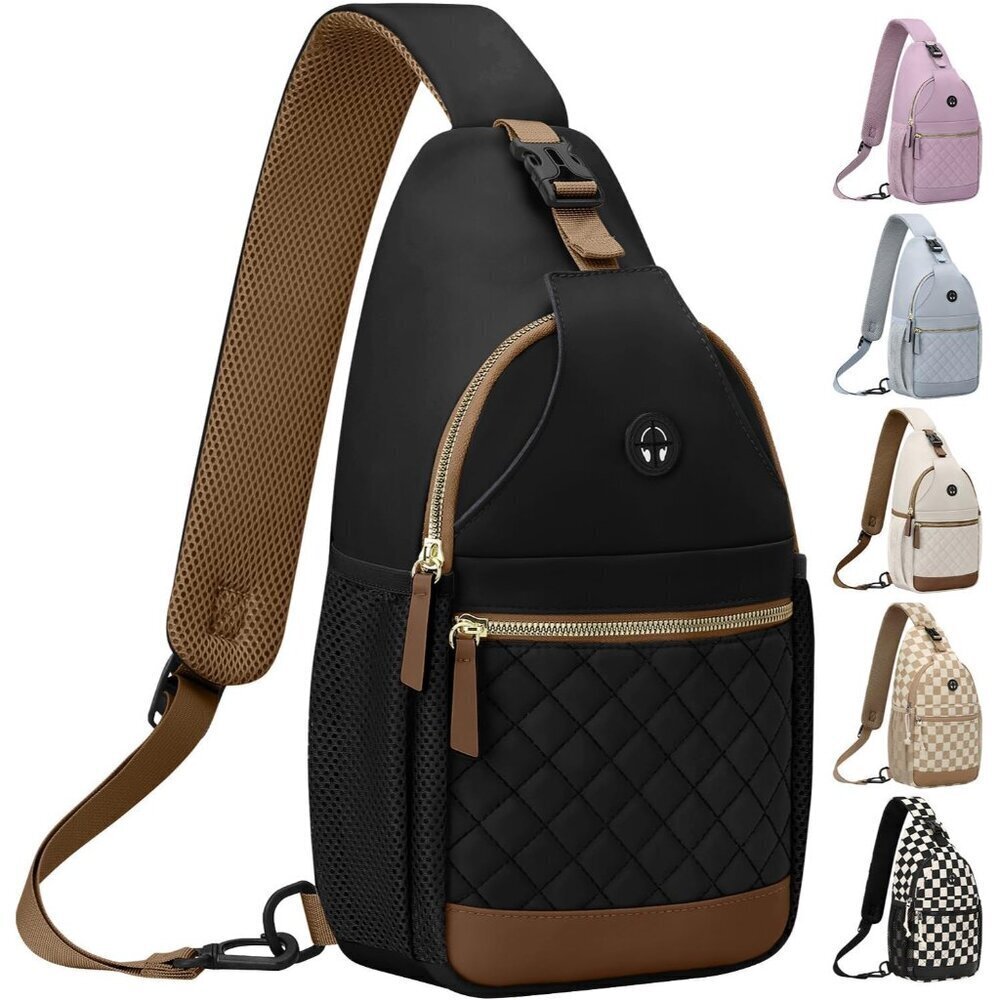 Small Crossbody Purses Bags for Women Men Travel, Chest Sling Bag Women Casual C